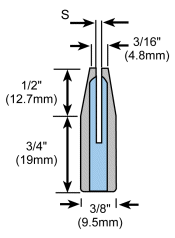 bullet nose insert diagram